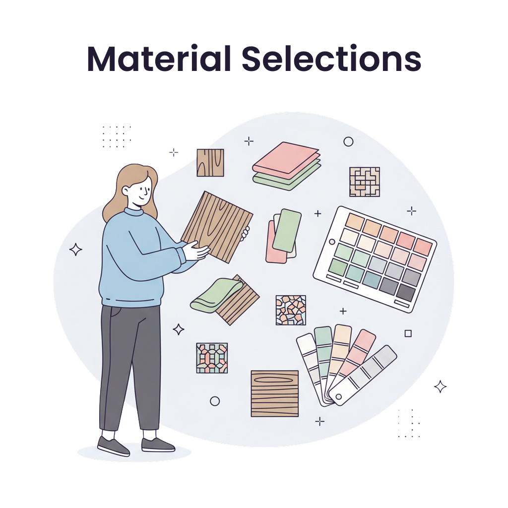Step 4 - Material Selections